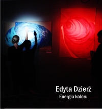 okładka katalogu "Edyta Dzierż. Energia koloru"